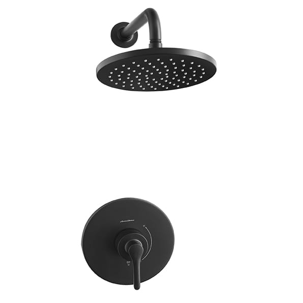 Studio® S 2.5 gpm/ 6.8 L/min  Shower Only Trim With pomme de douche pluie With Double Ceramic Balance Cartridge avec poignée à levier